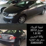 للبيع تويوتا Corolla 2012